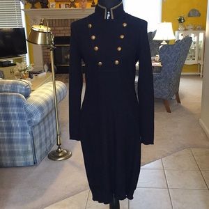 Ralph Lauren Navy Blue Knit Dress
